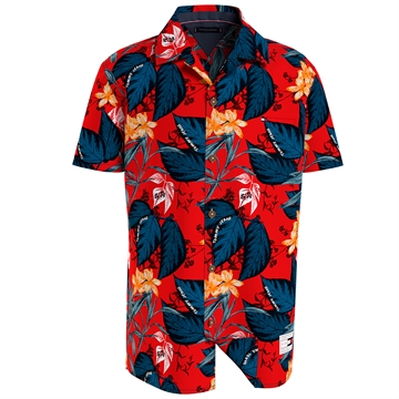 Tommy Hilfiger Shirt Resort 7384 Tropical Leaf Print